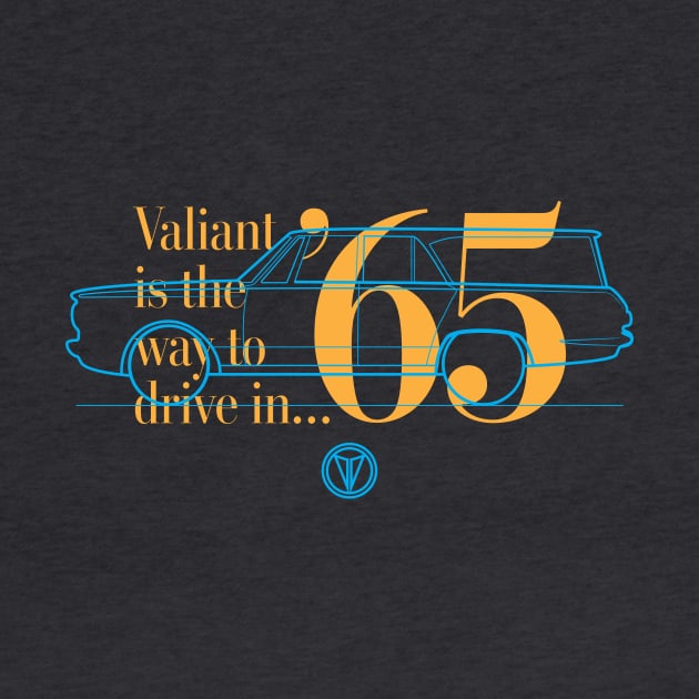 65 Valiant (Wagon) - The Way to Drive by jepegdesign